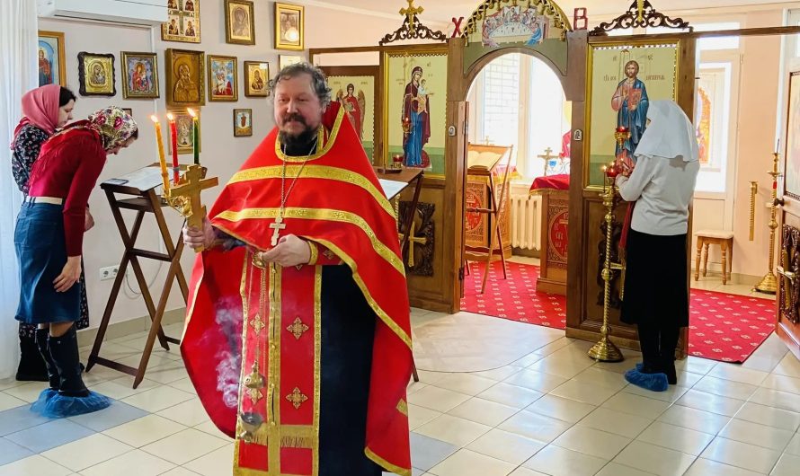 Пасхальные Богослужения в Геронтологическом центре «Левобережный» для престарелых